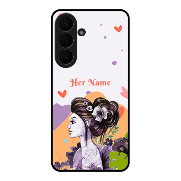 Samsung Galaxy S26 Plus 5G Custom Glass Phone Case - Woman And Nature Design Samsung Galaxy S26 Plus 5G Custom Glass Phone Case - Woman And Nature Design