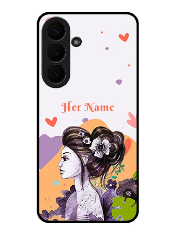 Custom Samsung Galaxy S26 Plus 5G Custom Glass Phone Case - Woman And Nature Design