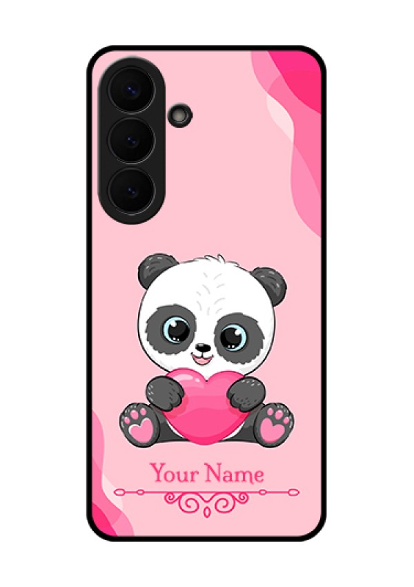 Samsung Galaxy S26 Plus 5G Custom Glass Phone Case - Cute Panda Design