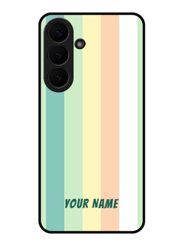 Custom Samsung Galaxy S26 Plus 5G Custom Glass Phone Case - Multi - Colour Stripes Design