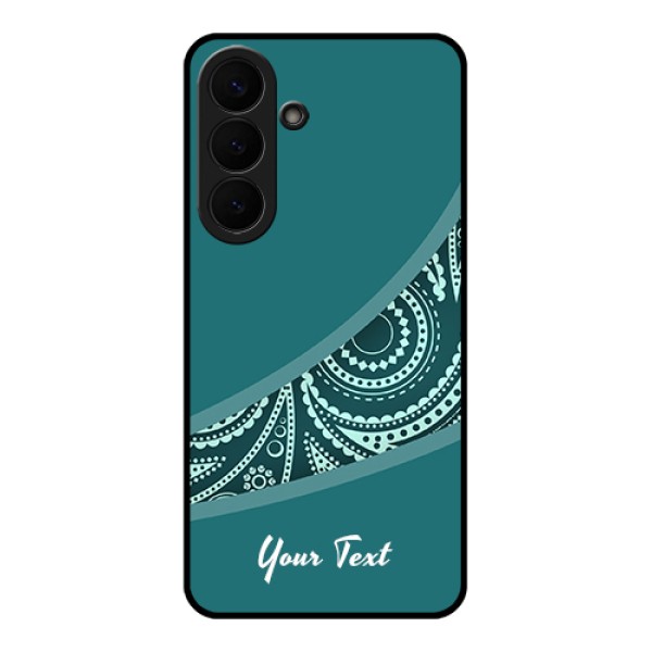 Samsung Galaxy S26 Plus 5G Custom Glass Phone Case - Semi Visible Floral Design