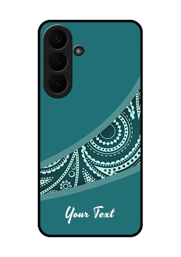 Samsung Galaxy S26 Plus 5G Custom Glass Phone Case - Semi Visible Floral Design