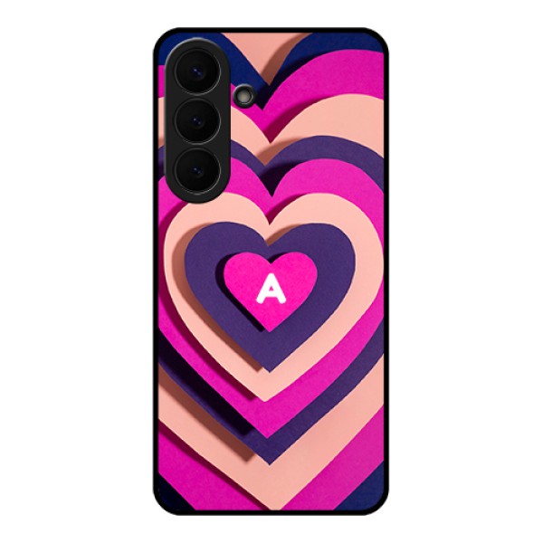 Samsung Galaxy S26 Plus 5G Custom Glass Phone Case - Cute Heart Pattern Design Samsung Galaxy S26 Plus 5G Custom Glass Phone Case - Cute Heart Pattern Design