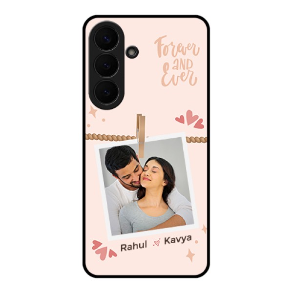Samsung Galaxy S26 Plus 5G Custom Glass Phone Case - Forever And Ever Love Design