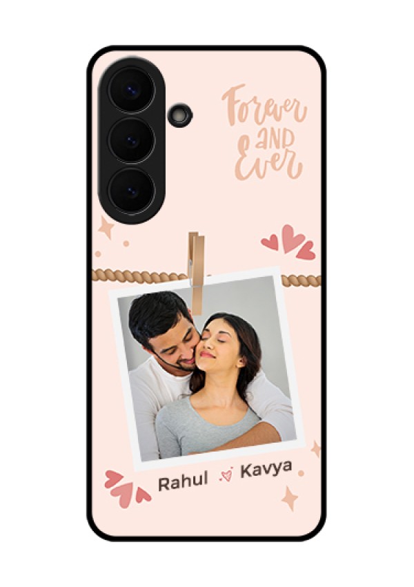 Samsung Galaxy S26 Plus 5G Custom Glass Phone Case - Forever And Ever Love Design