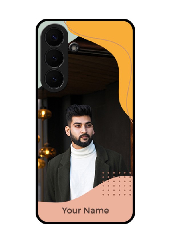 Samsung Galaxy S26 Plus 5G Custom Glass Phone Case - Tri - Coloured Overlay Design