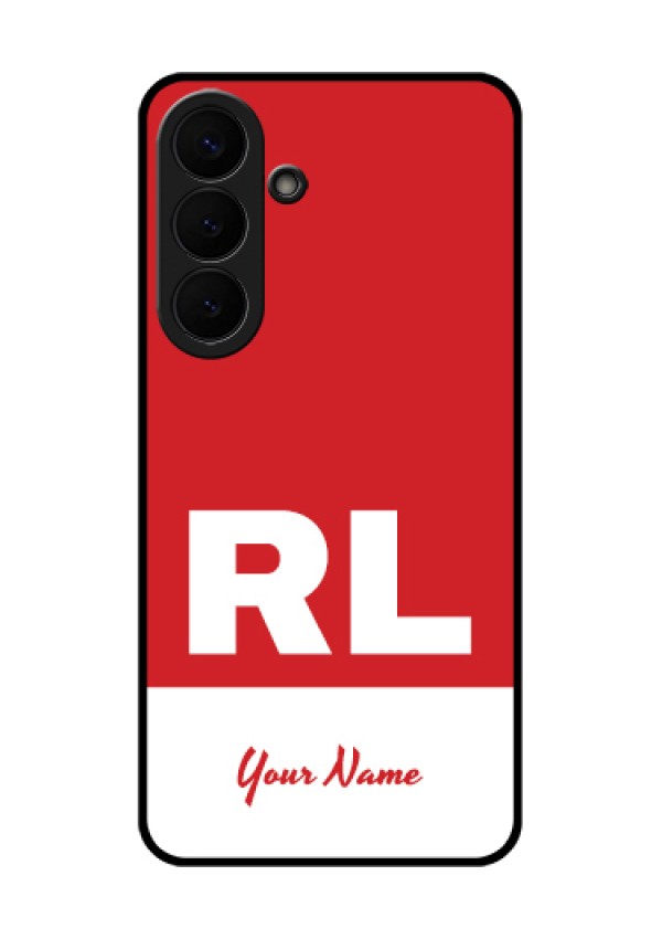 Samsung Galaxy S26 Plus 5G Custom Glass Phone Case - Dual Tone Custom Text Design