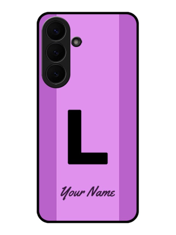Custom Samsung Galaxy S26 Plus 5G Custom Glass Phone Case - Tricolor Custom Text Design