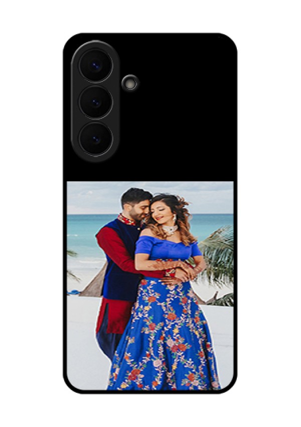Samsung Galaxy S26 Plus 5G Custom Glass Phone Case - Upload Full Picture With Custom Color Design