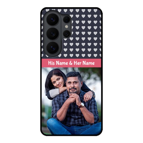 Samsung Galaxy S26 Ultra 5G Custom Glass Phone Case - Love Symbols Design