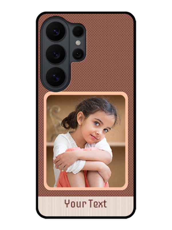 Custom Samsung Galaxy S26 Ultra 5G Custom Glass Phone Case - Simple Pic Upload Design