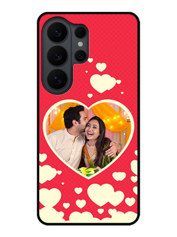 Custom Samsung Galaxy S26 Ultra 5G Custom Glass Phone Case - Love Symbols Phone Cover Design