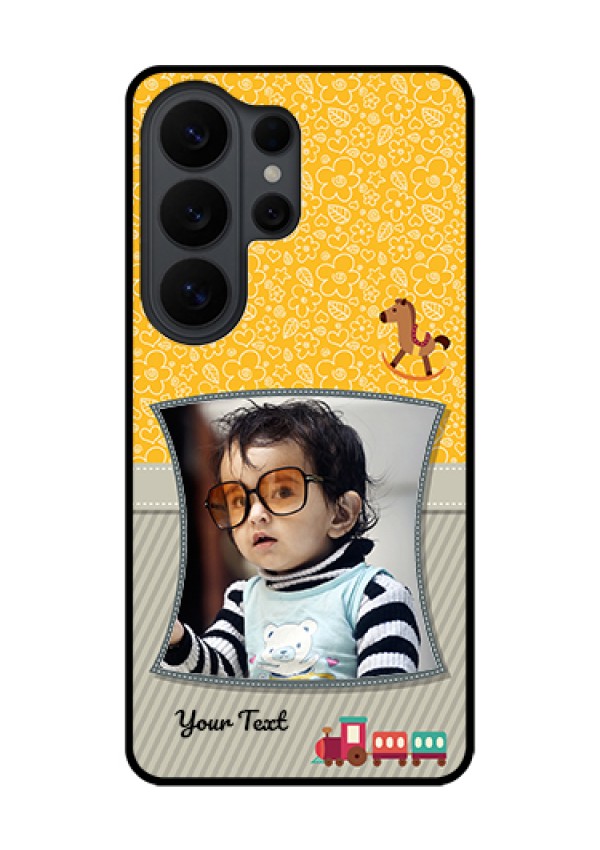 Samsung Galaxy S26 Ultra 5G Custom Glass Phone Case - Baby Picture Upload Design
