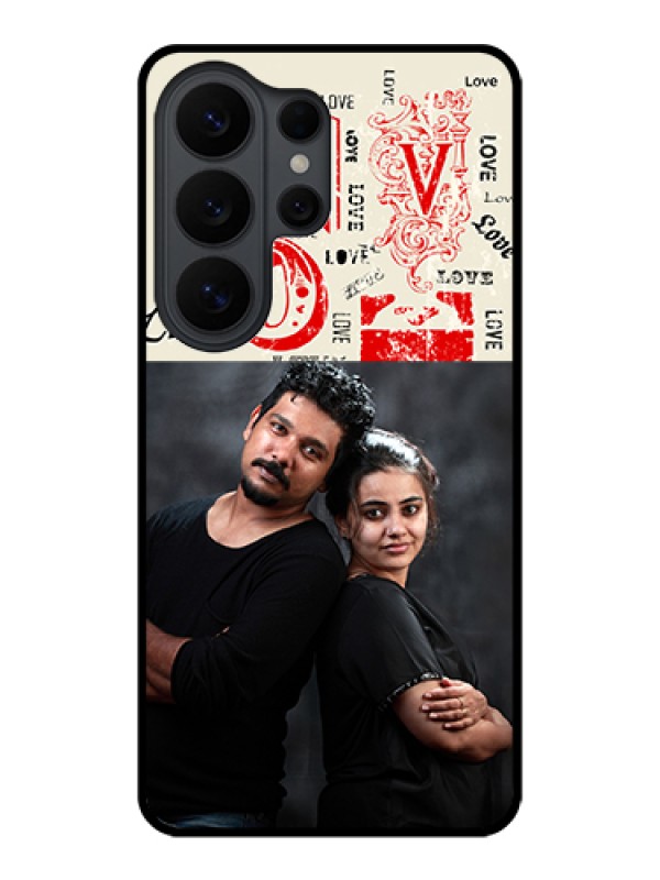 Custom Samsung Galaxy S26 Ultra 5G Custom Glass Phone Case - Trendy Love Design Case