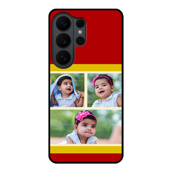 Samsung Galaxy S26 Ultra 5G Custom Glass Phone Case - Multiple Pic Upload Design