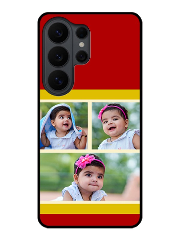 Custom Samsung Galaxy S26 Ultra 5G Custom Glass Phone Case - Multiple Pic Upload Design