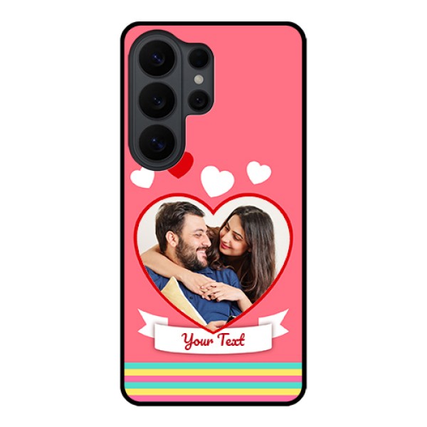 Samsung Galaxy S26 Ultra 5G Custom Glass Phone Case - Love Shapes Doodle Design Samsung Galaxy S26 Ultra 5G Custom Glass Phone Case - Love Shapes Doodle Design