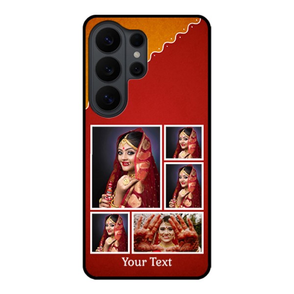 Samsung Galaxy S26 Ultra 5G Custom Glass Phone Case - Wedding Pic Upload Design Samsung Galaxy S26 Ultra 5G Custom Glass Phone Case - Wedding Pic Upload Design