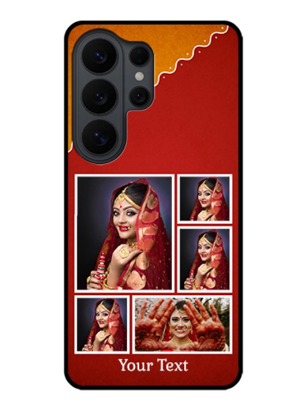 Custom Samsung Galaxy S26 Ultra 5G Custom Glass Phone Case - Wedding Pic Upload Design