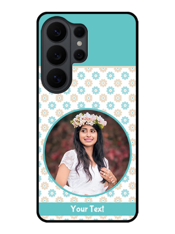 Custom Samsung Galaxy S26 Ultra 5G Custom Glass Phone Case - Beautiful Flowers Design