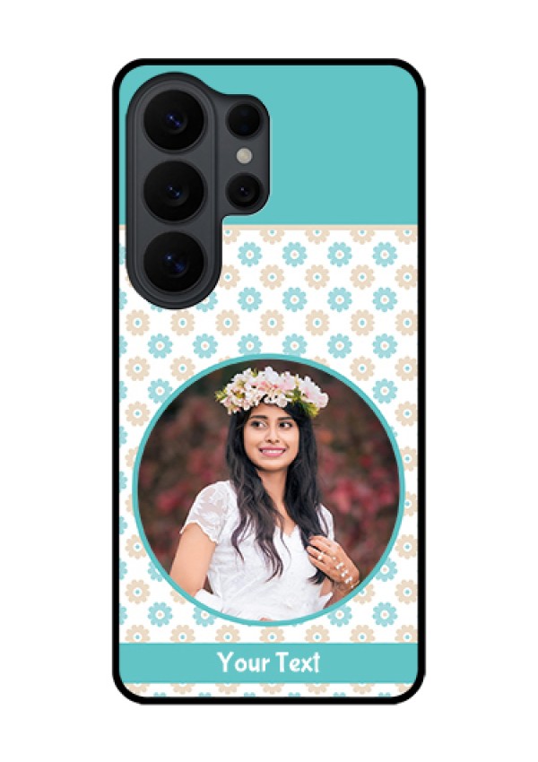 Samsung Galaxy S26 Ultra 5G Custom Glass Phone Case - Beautiful Flowers Design