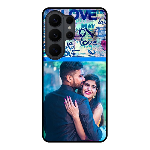 Samsung Galaxy S26 Ultra 5G Custom Glass Phone Case - Colorful Love Design Samsung Galaxy S26 Ultra 5G Custom Glass Phone Case - Colorful Love Design