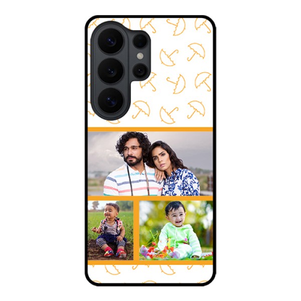 Samsung Galaxy S26 Ultra 5G Custom Glass Phone Case - Yellow Pattern Design Samsung Galaxy S26 Ultra 5G Custom Glass Phone Case - Yellow Pattern Design