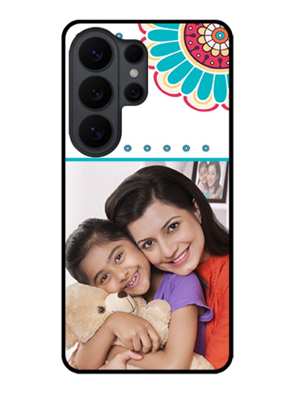 Custom Samsung Galaxy S26 Ultra 5G Custom Glass Phone Case - Flower Design