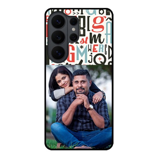 Samsung Galaxy S26 Ultra 5G Custom Glass Phone Case - Alphabet Design