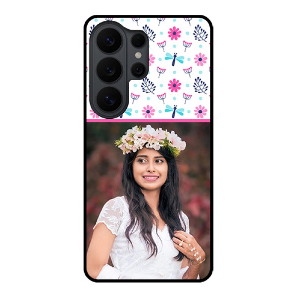 Samsung Galaxy S26 Ultra 5G Custom Glass Phone Case - Colorful Flower Design Samsung Galaxy S26 Ultra 5G Custom Glass Phone Case - Colorful Flower Design
