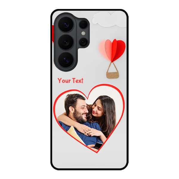 Samsung Galaxy S26 Ultra 5G Custom Glass Phone Case - Parachute Love Design Samsung Galaxy S26 Ultra 5G Custom Glass Phone Case - Parachute Love Design