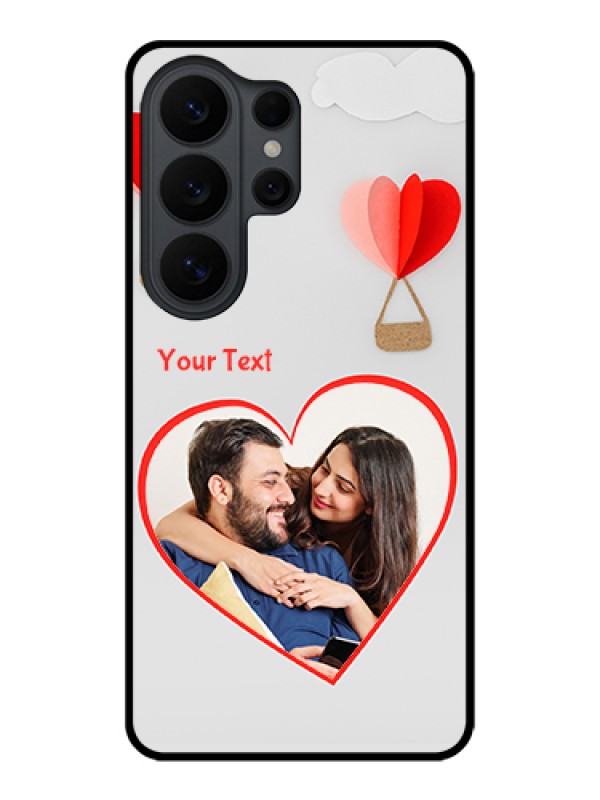 Custom Samsung Galaxy S26 Ultra 5G Custom Glass Phone Case - Parachute Love Design