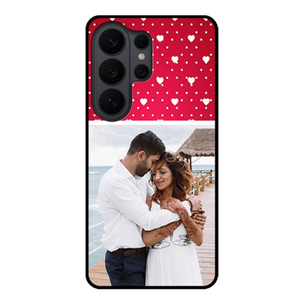 Samsung Galaxy S26 Ultra 5G Custom Glass Phone Case - Hearts Mobile Case Design Samsung Galaxy S26 Ultra 5G Custom Glass Phone Case - Hearts Mobile Case Design