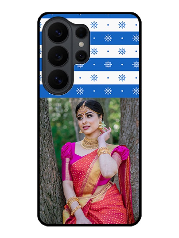 Custom Samsung Galaxy S26 Ultra 5G Custom Glass Phone Case - Snow Pattern Design