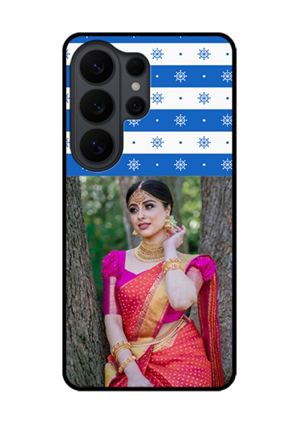 Samsung Galaxy S26 Ultra 5G Custom Glass Phone Case - Snow Pattern Design