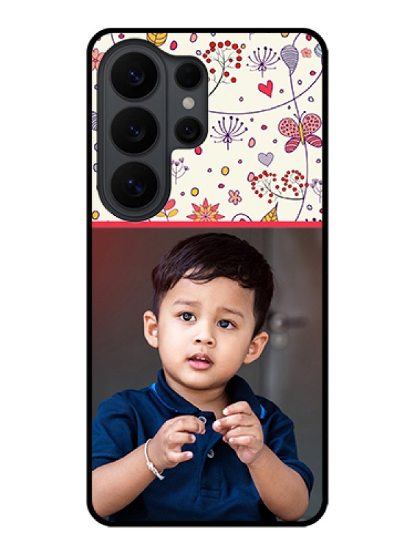 Custom Samsung Galaxy S26 Ultra 5G Custom Glass Phone Case - Premium Floral Design