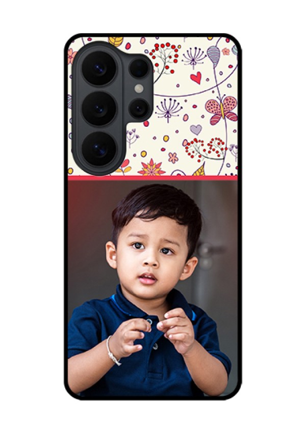 Samsung Galaxy S26 Ultra 5G Custom Glass Phone Case - Premium Floral Design