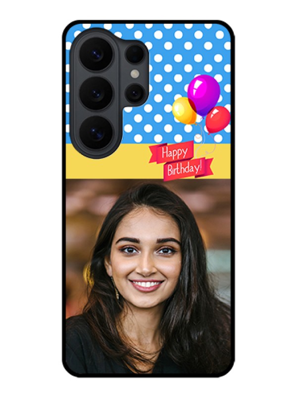 Custom Samsung Galaxy S26 Ultra 5G Custom Glass Phone Case - Happy Birthday Design