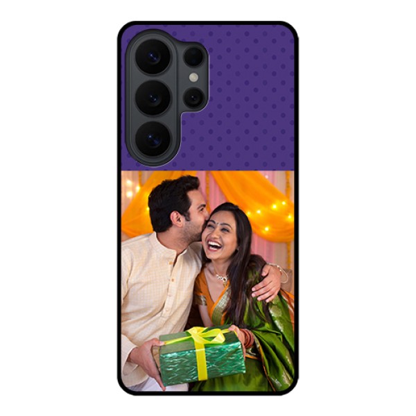 Samsung Galaxy S26 Ultra 5G Custom Glass Phone Case - Violet Colored Pattern Design Samsung Galaxy S26 Ultra 5G Custom Glass Phone Case - Violet Colored Pattern Design