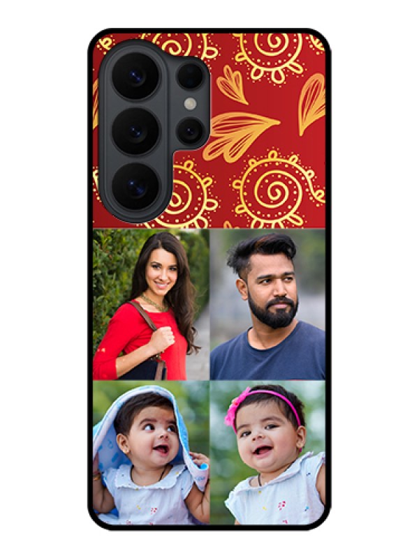 Custom Samsung Galaxy S26 Ultra 5G Custom Glass Phone Case - 4 Image Traditional Design