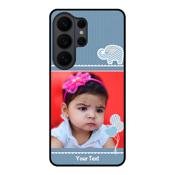 Samsung Galaxy S26 Ultra 5G Custom Glass Phone Case - With Kids Pattern Design
