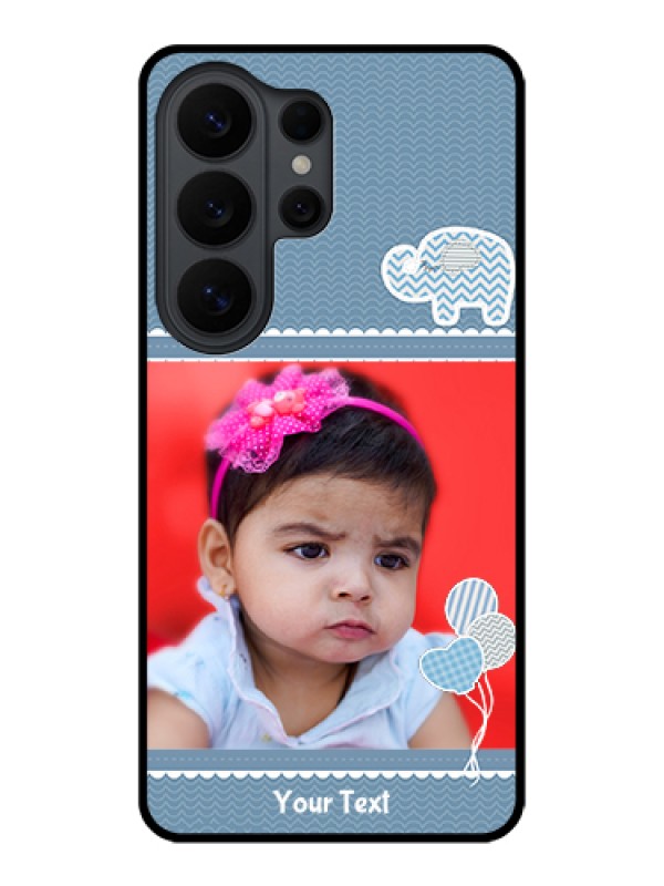 Custom Samsung Galaxy S26 Ultra 5G Custom Glass Phone Case - With Kids Pattern Design