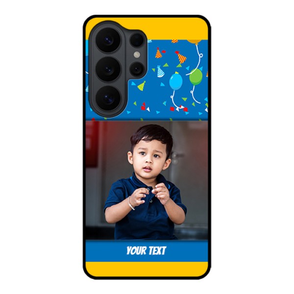 Samsung Galaxy S26 Ultra 5G Custom Glass Phone Case - Birthday Wishes Design