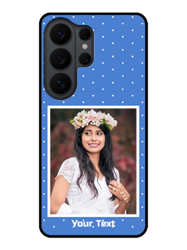 Custom Samsung Galaxy S26 Ultra 5G Custom Glass Phone Case - Polka Dots Design