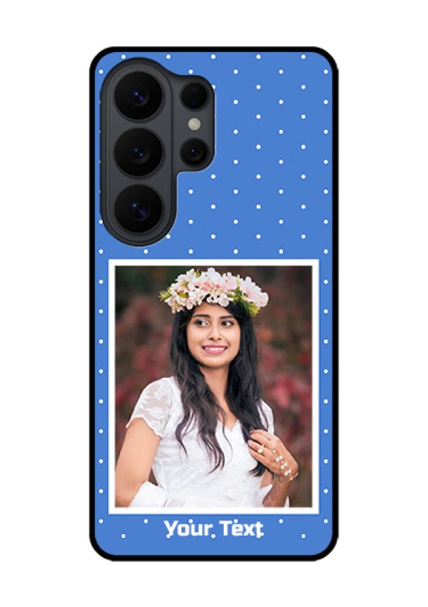 Samsung Galaxy S26 Ultra 5G Custom Glass Phone Case - Polka Dots Design