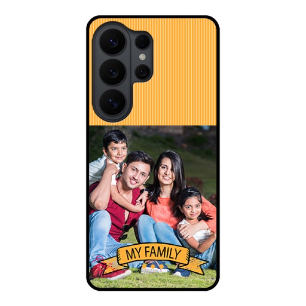 Samsung Galaxy S26 Ultra 5G Custom Glass Phone Case - My Family Design