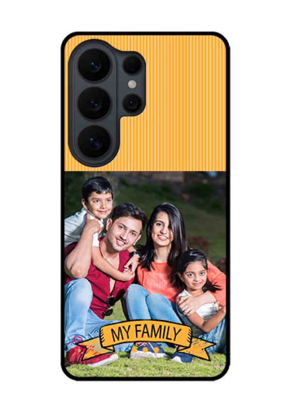 Samsung Galaxy S26 Ultra 5G Custom Glass Phone Case - My Family Design