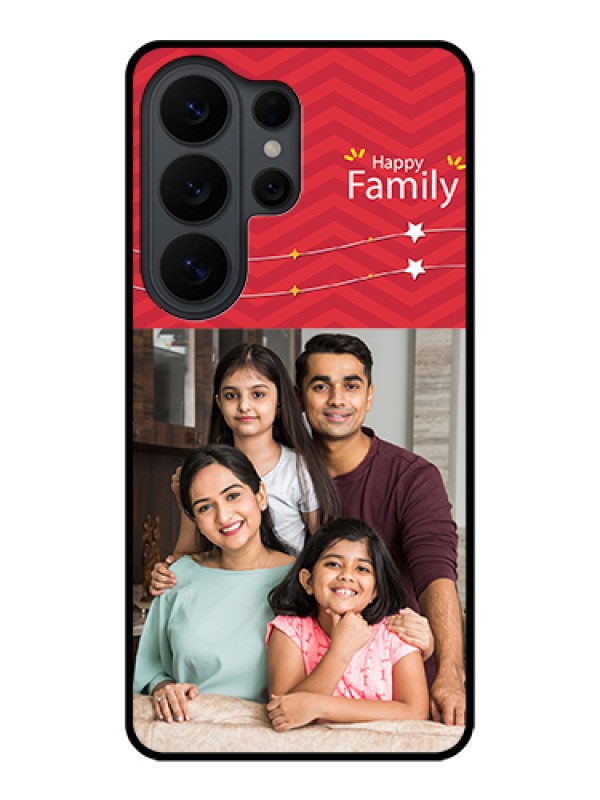 Custom Samsung Galaxy S26 Ultra 5G Custom Glass Phone Case - Happy Family Design
