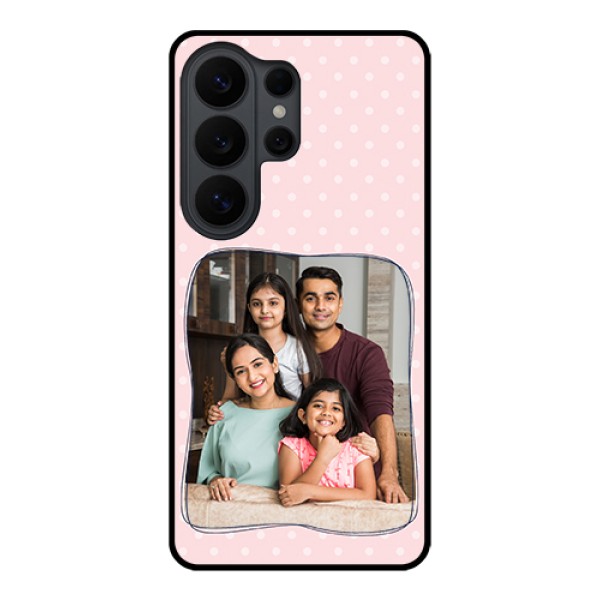 Samsung Galaxy S26 Ultra 5G Custom Glass Phone Case - Family With Dots Design Samsung Galaxy S26 Ultra 5G Custom Glass Phone Case - Family With Dots Design