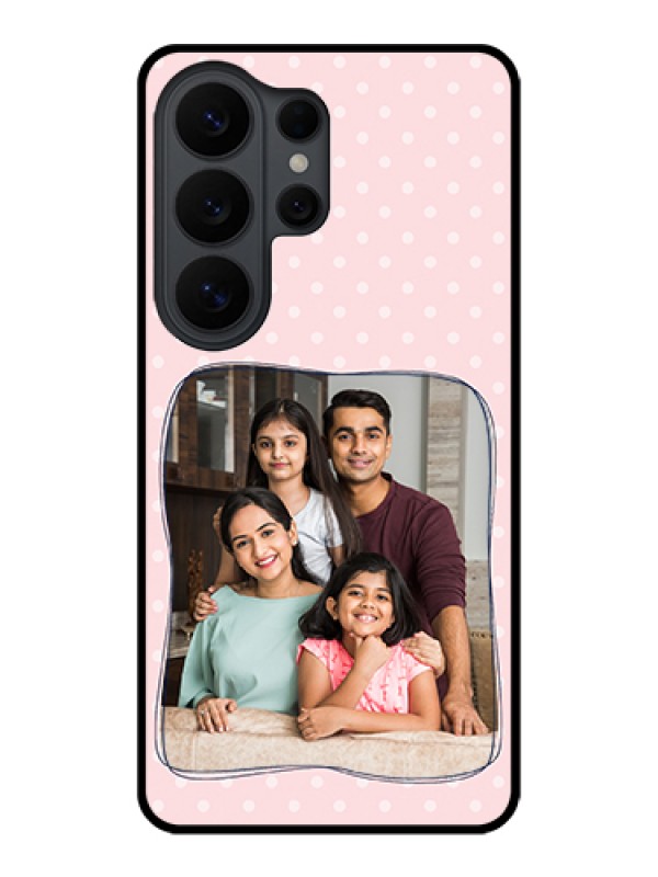Custom Samsung Galaxy S26 Ultra 5G Custom Glass Phone Case - Family With Dots Design